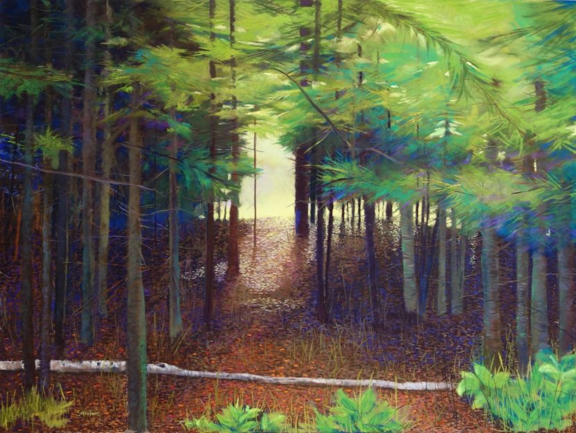 Deep Pines by Artist Nick Serratore