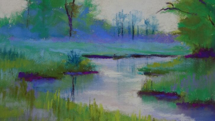 Cerulean Mood by Artist Nick Serratore